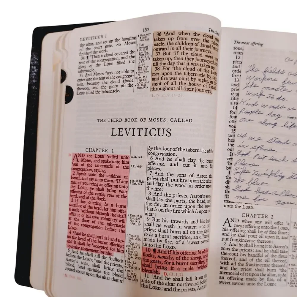 VTG New Marked Refere Bible Concordance Chain of References System Indented 1978